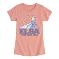 thumbnail image 1 of Disney Frozen 2 - Elsa Face Your Fear - Toddler & Youth Girls Short Sleeve Graphic T-Shirt, 1 of 5