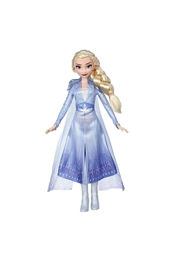 Disney Frozen 2 Elsa Fashion Doll with Long Blonde Hair & Blue Outfit