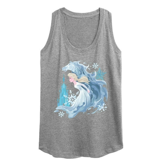 Disney Frozen 2 - Elsa & Frozen Horse - Women's Racerback Tank Top