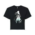 thumbnail image 1 of Disney Frozen 2 - Elsa Hero Pose - Juniors Cropped Cotton Blend T-Shirt, 1 of 5
