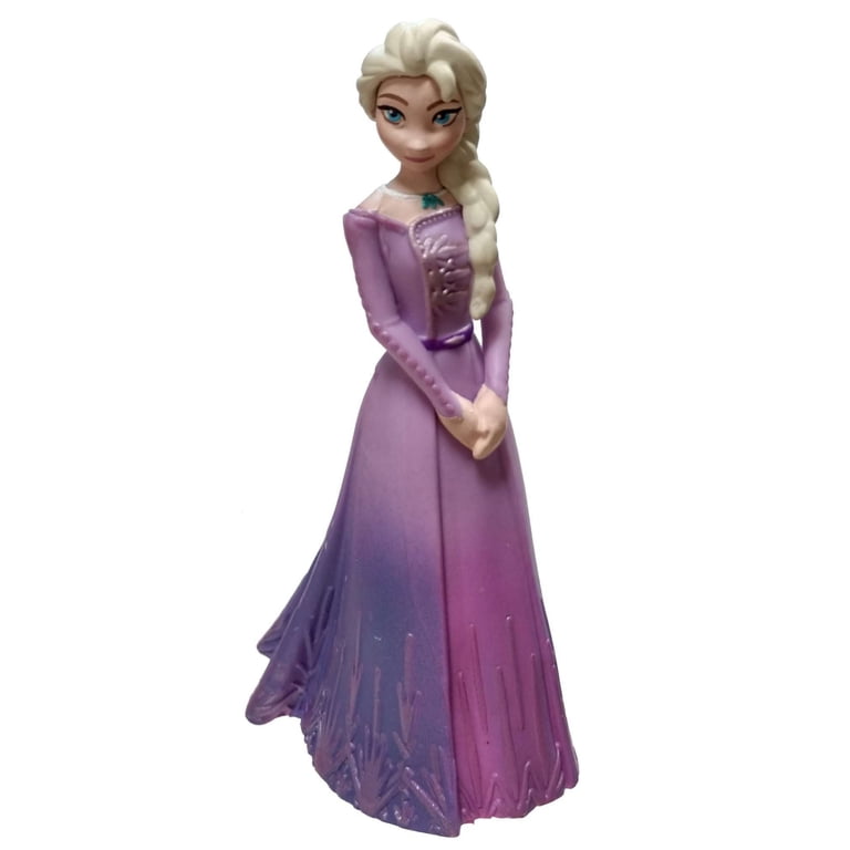 Disney Frozen 2 Elsa Purple Gown PVC Figure - Walmart.com