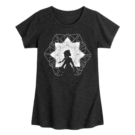 Disney Frozen 2 - Elsa Snowflake - Toddler & Youth Girls Short Sleeve Graphic T-Shirt