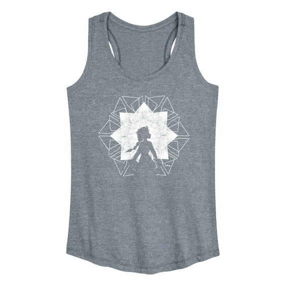 Disney Frozen 2 - Elsa Snowflake - Women's Racerback Tank Top