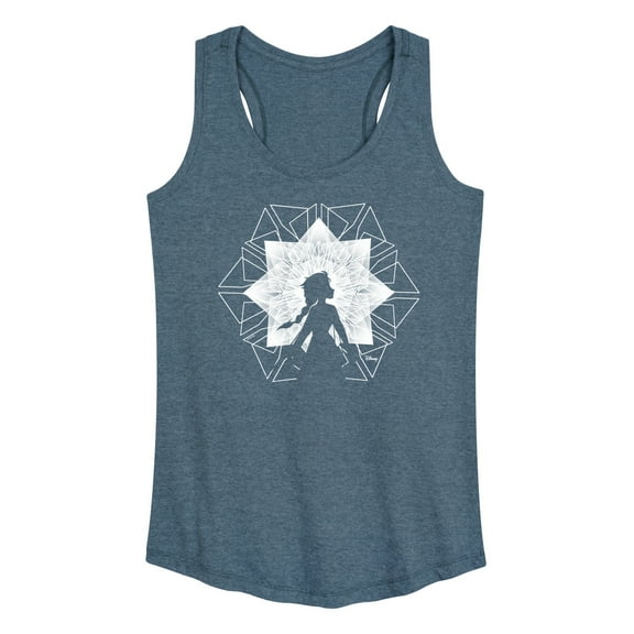 Disney Frozen 2 - Elsa Snowflake - Women's Racerback Tank Top