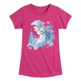 thumbnail image 1 of Disney Frozen 2 - Elsa & Winter Frozen Horse - Toddler & Youth Girls Short Sleeve Graphic T-Shirt, 1 of 5