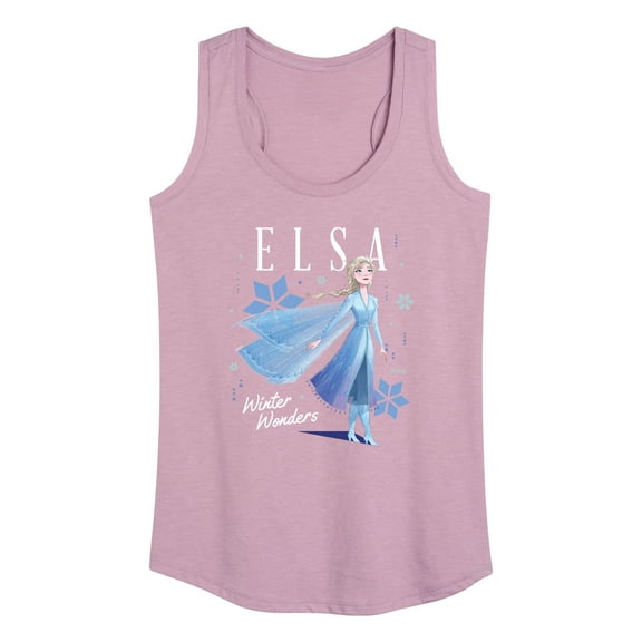 Disney Frozen 2 - Elsa Winter Wonders Christmas - Women's Racerback Tank Top