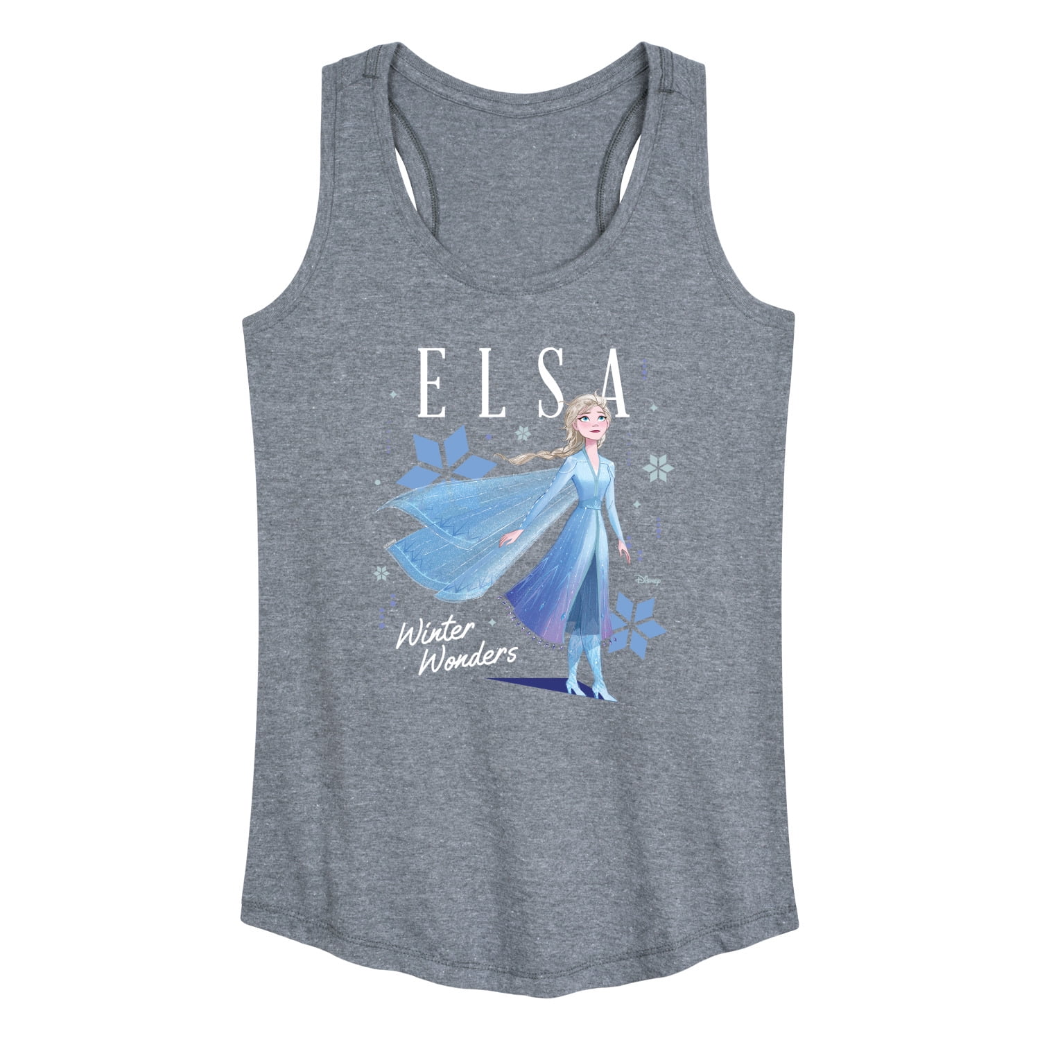Elsa Tank Disney Frozen 2 - Elsa Winter Wonders Christmas - Women's Racerback ...