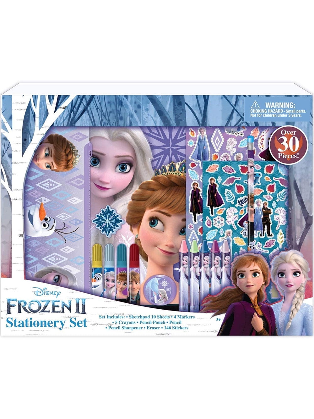  Disney Frozen II Large Sticker Box with Over 1800 Stickers on  14 Rolls with Anna & Elsa Floral and Letters : Toys & Games