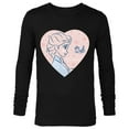 thumbnail image 1 of Disney Frozen 2 Elsa and Bruni Make Today Magic Heart - Long Sleeve T-Shirt for Men - Customized-Black, 1 of 5