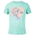 thumbnail image 1 of Disney Frozen 2 Elsa and Bruni Make Today Magic Heart - Short Sleeve Blended T-Shirt for Adults - Customized-Ocean Blue, 1 of 5