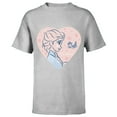thumbnail image 1 of Disney Frozen 2 Elsa and Bruni Make Today Magic Heart - Short Sleeve T-Shirt for Kids - Customized-Athletic Heather, 1 of 5