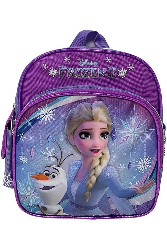 2 Elsa and Olaf Toddler 10 Inch Backpack
