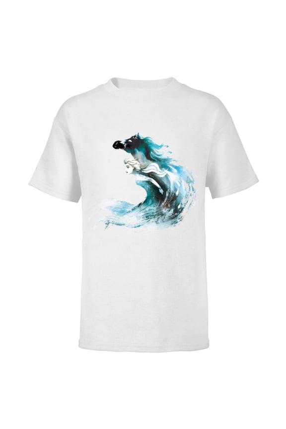 Frozen 2 Elsa and The Nokk T-Shirt - Short Sleeve T-Shirt for Kids - Customized-White