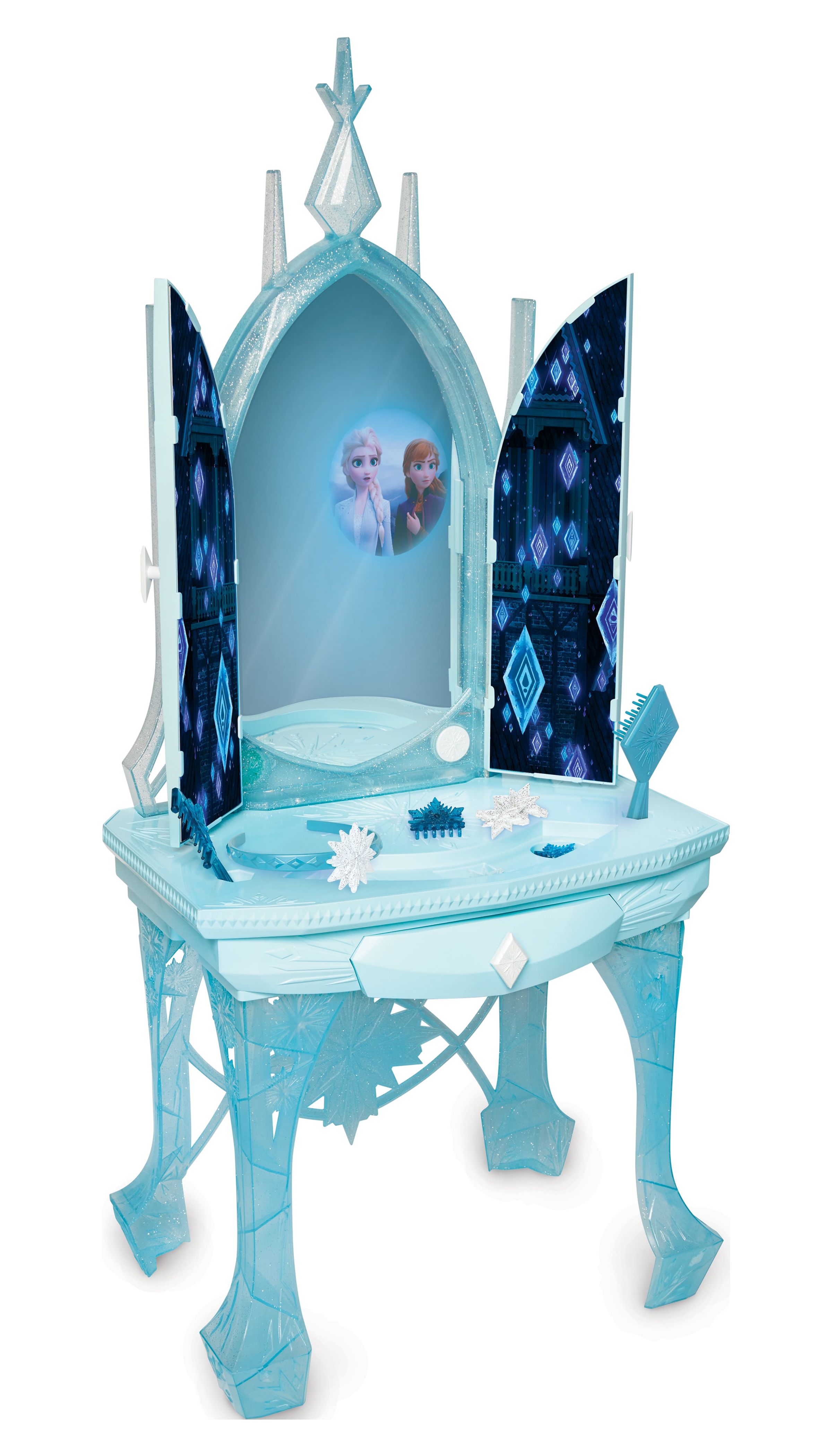 Disney Frozen 2 Elsa's Enchanted Ice Vanity Includes Lights Iconic Story Moments & Plays "Vuelie" and "Into the Unknown" For Ages 3+ - image 1 of 6