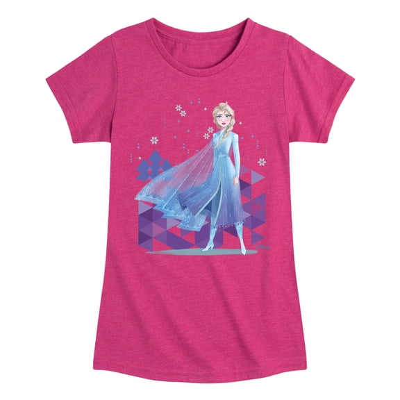 Disney Frozen 2 - Elsa's Winter - Toddler & Youth Girls Short Sleeve Graphic T-Shirt