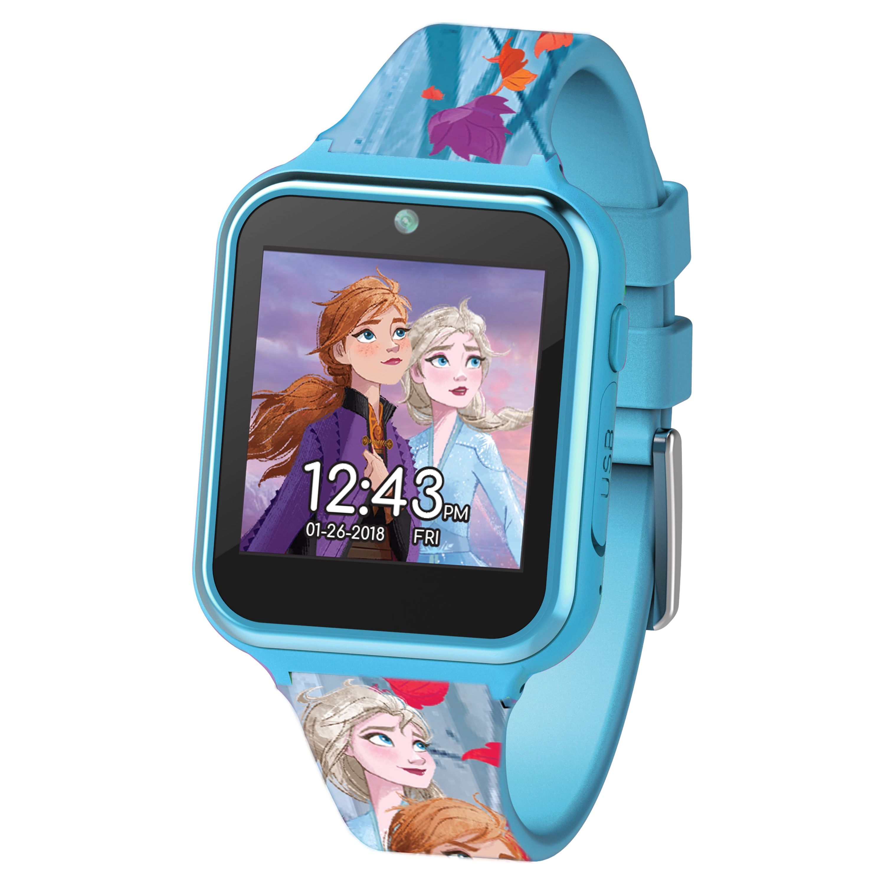 Disney Frozen 2 Female Child iTime Interactive Smart Watch 40mm in Blue (FZN4587) - image 1 of 5