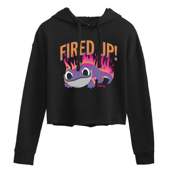 Disney Frozen 2 - Fired Up - Juniors Cropped Pullover Hoodie