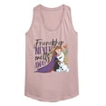 thumbnail image 1 of Disney Frozen 2 - Friendship Never Melts Away - Women's Racerback Tank Top, 1 of 5