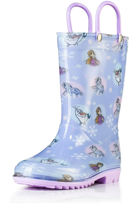 Toddler Girl Waterproof Rain Boots, Purple, 9