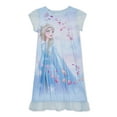 Disney Frozen 2 Girls Exclusive 48 Short Sleeve Ruffle Bottom Pajama