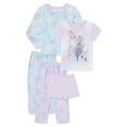 thumbnail image 1 of Disney Frozen 2 Girls Exclusive Classic Pajama Set, 5-Piece, Sizes 4-12, 1 of 3