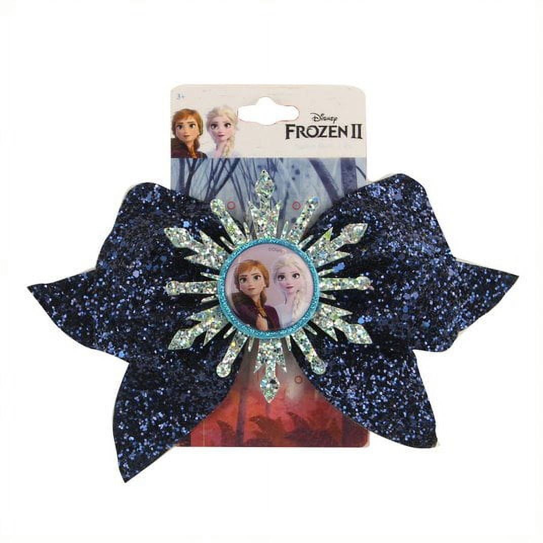 Disney Frozen 2 Glitter Jumbo Hair Bow with Elsa and Anna