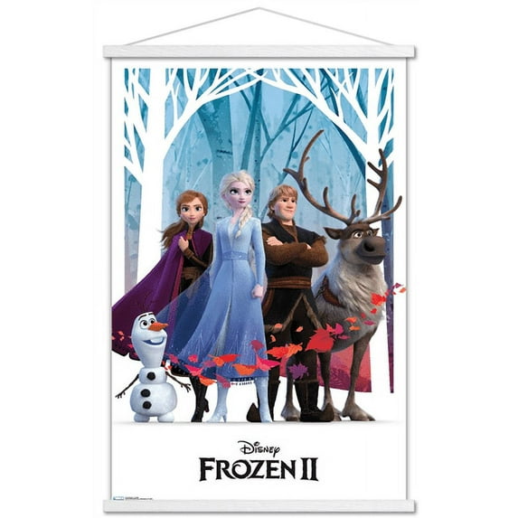 Disney Frozen 2 - Group Wall Poster with Magnetic Frame, 22.375" x 34"