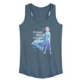thumbnail image 1 of Disney Frozen 2 - It's So Much Fun Being A Sister Elsa - Women's Racerback Tank Top, 1 of 5
