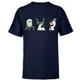 thumbnail image 1 of Disney Frozen 2 Kristoff, Sven, and Olaf T-Shirt - Short Sleeve T-Shirt for Kids - Customized-Navy, 1 of 5