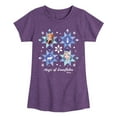 thumbnail image 1 of Disney Frozen 2 - Magic Of Snowflake - Toddler & Youth Girls Short Sleeve Graphic T-Shirt, 1 of 5