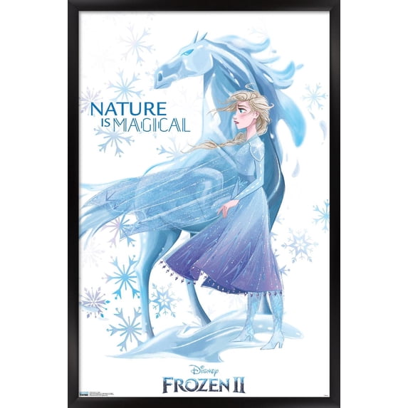 Disney Frozen 2 - Nokk Wall Poster, 14.725" x 22.375", Framed