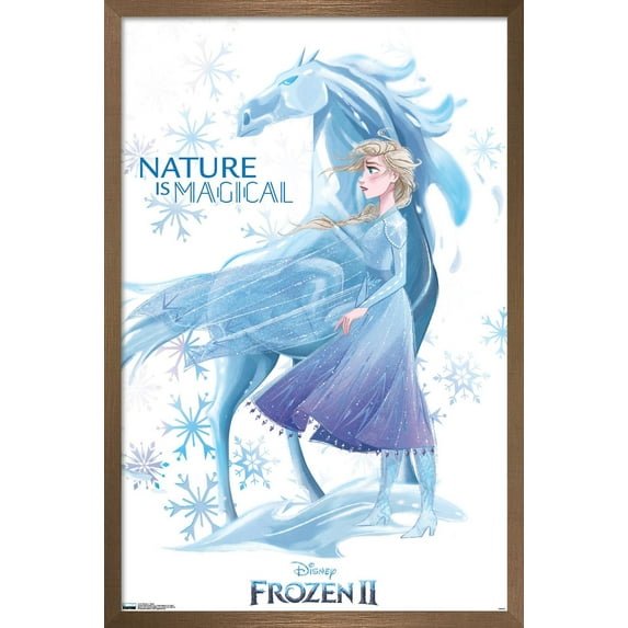 Disney Frozen 2 - Nokk Wall Poster, 14.725" x 22.375", Framed