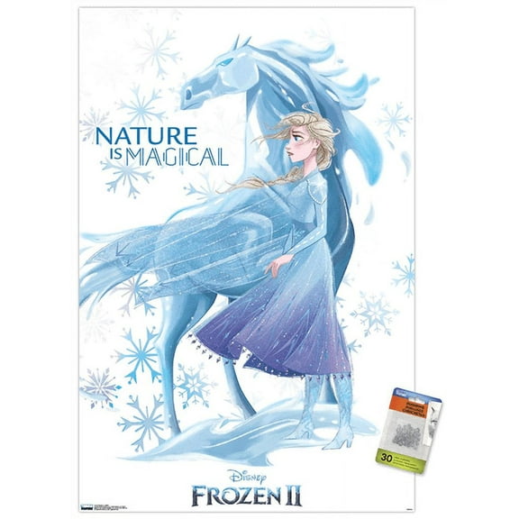 Disney Frozen 2 - Nokk Wall Poster with Push Pins, 22.375" x 34"