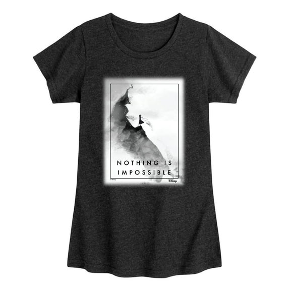 Disney Frozen 2 - Nothing Is Impossible Elsa - Toddler & Youth Girls Short Sleeve Graphic T-Shirt
