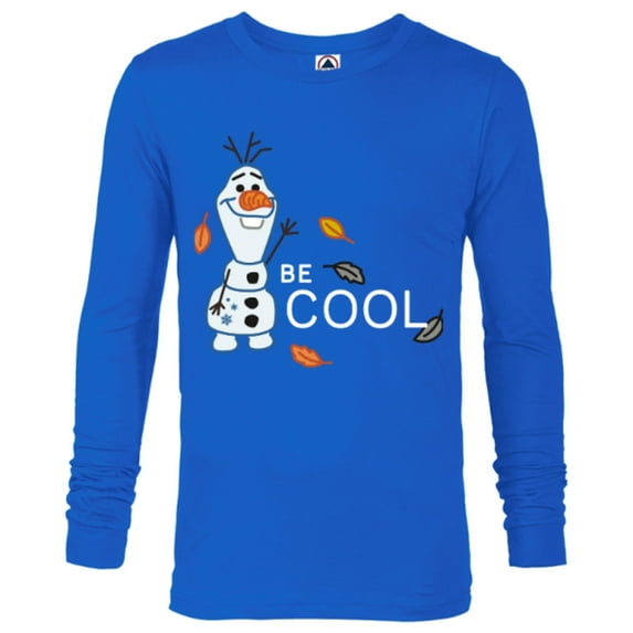 Disney Frozen 2 Olaf Be Cool T-Shirt - Long Sleeve T-Shirt for Men - Customized-Royal