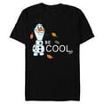 thumbnail image 1 of Disney Frozen 2 Olaf Be Cool T-Shirt- Short Sleeve Blended T-Shirt for Adults - Customized-Black, 1 of 5