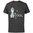 thumbnail image 1 of Disney Frozen 2 Olaf Be Cool T-Shirt - Short Sleeve Cotton T-Shirt for Adults - Customized-Charcoal Heather, 1 of 5