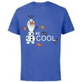 thumbnail image 1 of Disney Frozen 2 Olaf Be Cool T-Shirt - Short Sleeve Cotton T-Shirt for Adults - Customized-Royal Heather, 1 of 5