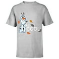 thumbnail image 1 of Disney Frozen 2 Olaf Be Cool T-Shirt - Short Sleeve T-Shirt for Kids - Customized-Athletic Heather, 1 of 5