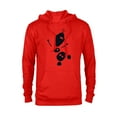 thumbnail image 1 of Disney Frozen 2 Olaf Falling Silhouette - Pullover Hoodie for Adults - Customized-Red, 1 of 5