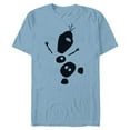 thumbnail image 1 of Disney Frozen 2 Olaf Falling Silhouette - Short Sleeve Blended T-Shirt for Adults - Customized-Ocean Blue, 1 of 5