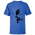 thumbnail image 1 of Disney Frozen 2 Olaf Falling Silhouette - Short Sleeve T-Shirt for Kids - Customized-Royal, 1 of 5