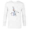 thumbnail image 1 of Disney Frozen 2 Olaf & Mattias Autumn Fun - Long Sleeve T-Shirt for Men - Customized-White, 1 of 5