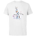 thumbnail image 1 of Disney Frozen 2 Olaf & Mattias Autumn Fun - Short Sleeve Cotton T-Shirt for Adults - Customized-White, 1 of 5