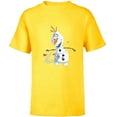 thumbnail image 1 of Disney Frozen 2 Olaf & Mattias Autumn Fun - Short Sleeve T-Shirt for Kids - Customized-Yellow, 1 of 5