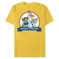 thumbnail image 1 of Disney Frozen 2 Olaf and Books Genius By Nature- Short Sleeve Blended T-Shirt for Adults - Customized-Yellow, 1 of 5