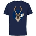 thumbnail image 1 of Disney Frozen 2 Olaf and Sven T-Shirt - Short Sleeve Cotton T-Shirt for Adults - Customized-Navy, 1 of 5
