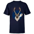 thumbnail image 1 of Disney Frozen 2 Olaf and Sven T-Shirt - Short Sleeve T-Shirt for Kids - Customized-Athletic Navy, 1 of 5