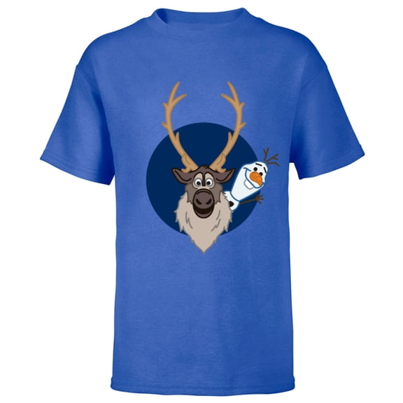 Disney Frozen 2 Olaf and Sven T-Shirt - Short Sleeve T-Shirt for Kids - Customized-Royal