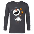 thumbnail image 1 of Disney Frozen 2 Olaf in the Wind T-Shirt - Long Sleeve T-Shirt for Men - Customized-Charcoal Heather, 1 of 5